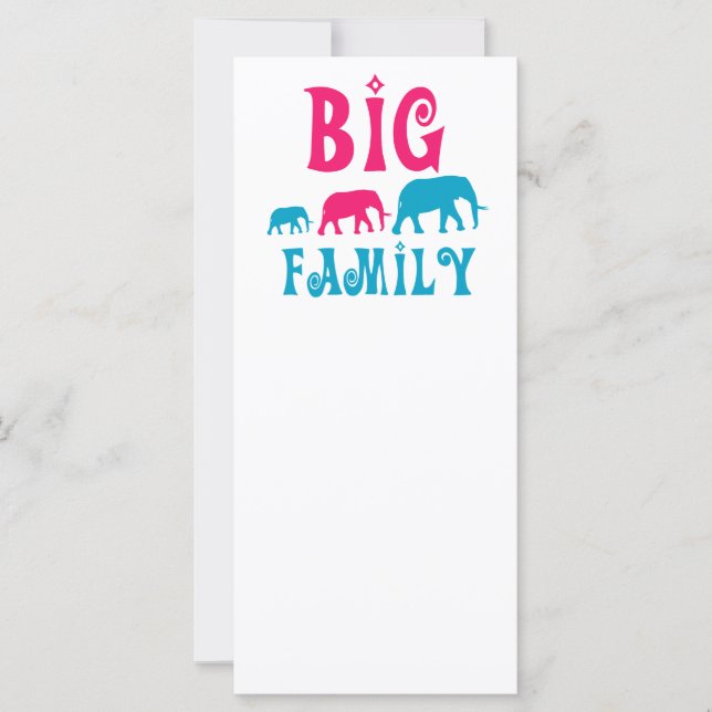 Große Elefantenfamilie (Vorderseite)