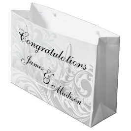 Große elegante, wirbelfarbene Geschenktasche - Sil Geschenktüte