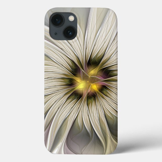 Große Elfenbeinküste, Abstrakte Moderne Fraktal Ku Case-Mate iPhone Hülle (Rückseite)