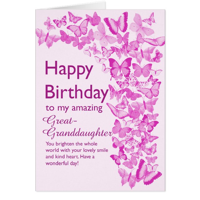 Große Enkeltochter Birthday Butterfells (Vorne)