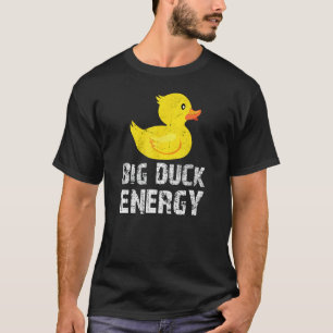 Große Enten Energie Vintage Gelbe Entchen Entenlie T-Shirt