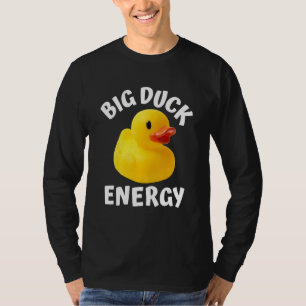 Große Entenenergie Gelbe Gummiente Männer Frauen T-Shirt