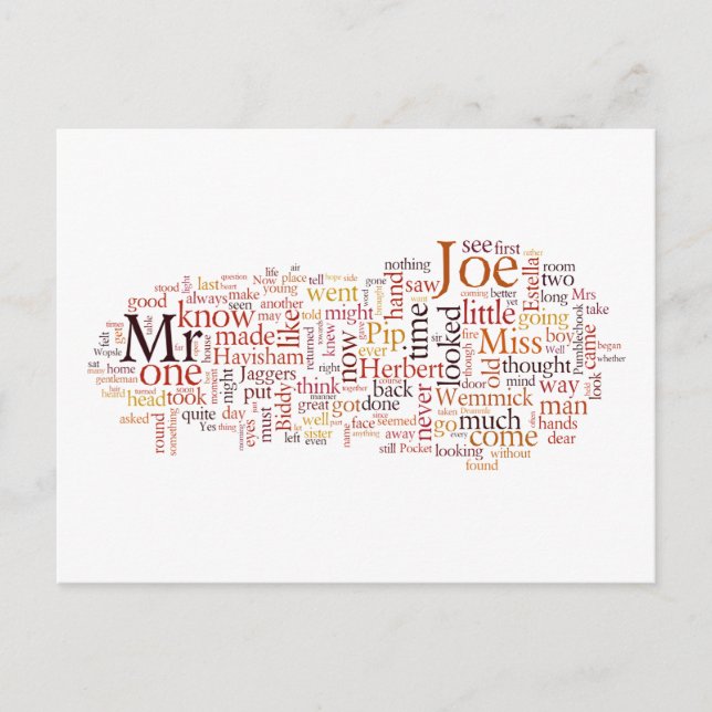 Große Erwartungen Postkarte (Vorderseite)