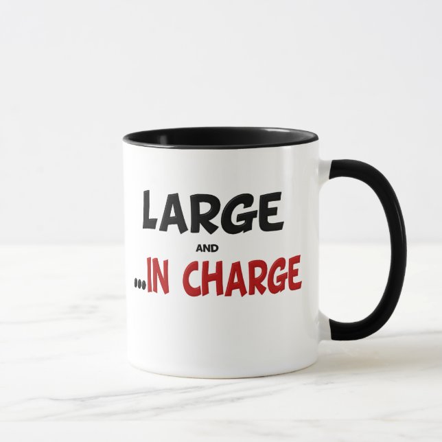 Grosse et en charge Boss Mug (Droite)