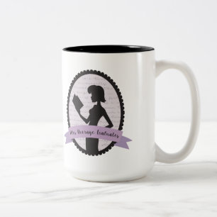 Große ExtraTasse für ein gutes langes gelesen Zweifarbige Tasse