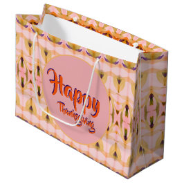Große Extravagante Erntedank Papiergeschenktasche Geschenktüte