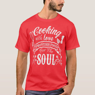 Grosse Familienkochen mit Liebe Küche Koch & Koch T-Shirt