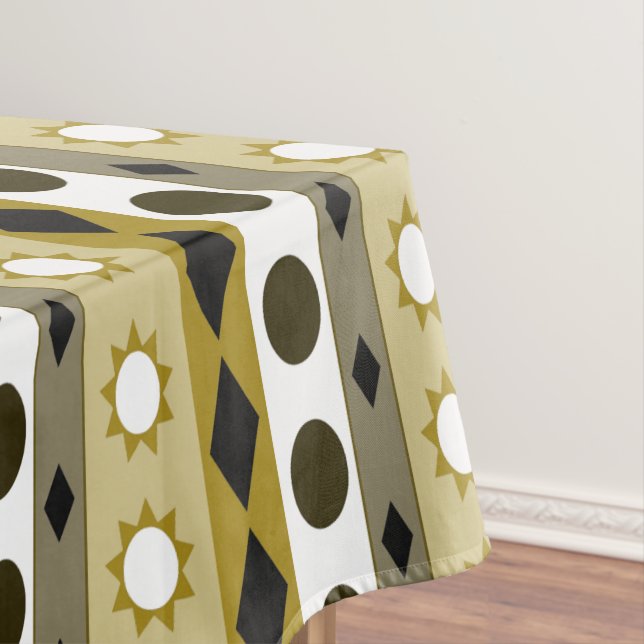 Große fette Symbole mit benutzerdefinierter Farbe Tischdecke (Beispiel)