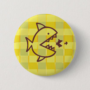 Große Fisch-kleine Fische - schneiden Sie Button