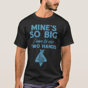 Große Fische brauchen zwei Hände Fischer T-Shirt