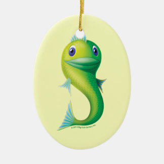 Große Fische Keramikornament