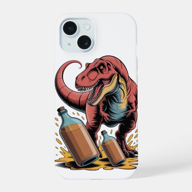 Große Flaschen zerbrechen iPhone 15 Hülle (Rückseite)