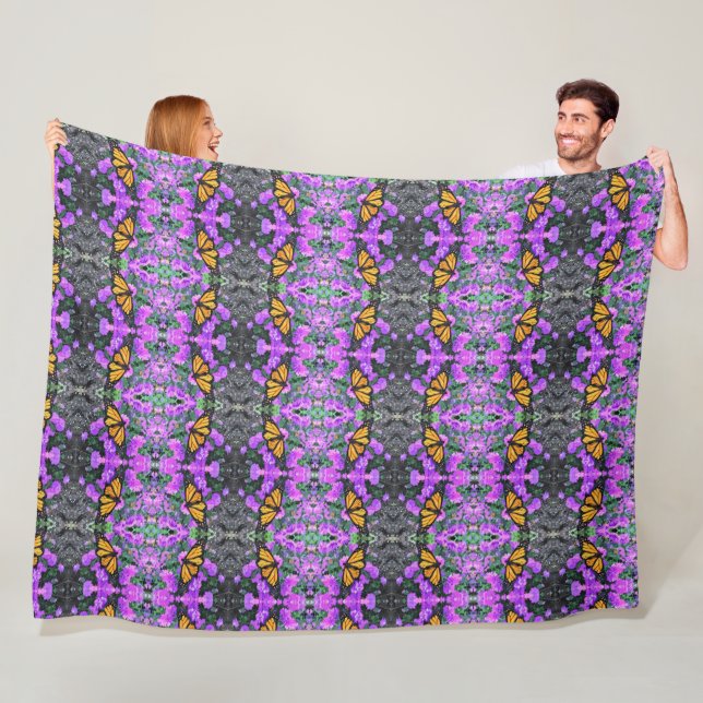 Große Fleece Blanken Monarch Butterfly/Aster (Beispiel)