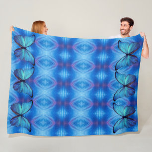 Große Fleece Blanket Blue Butterfells