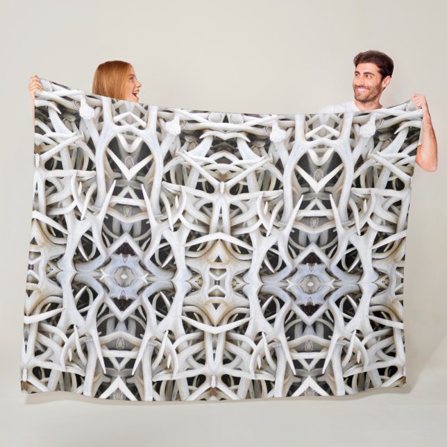 Große Fleece Blanket Elk Antlers (Beispiel)