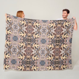 Große Fleece Blanket Forest Floor