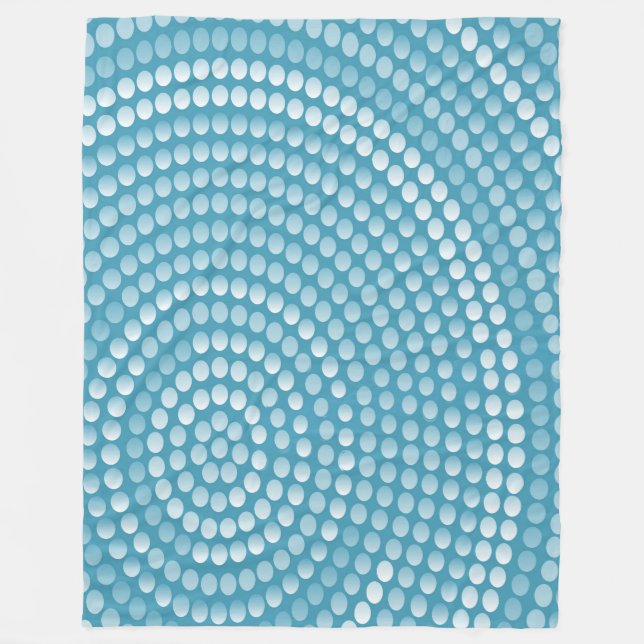 Große Fleece Blanket, modern, abstrakt, blau (Vorderseite)