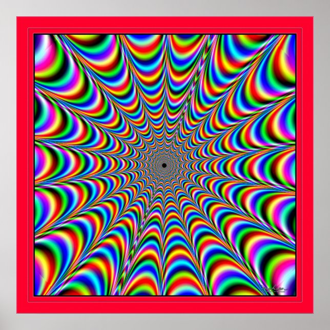 Große Flucht vor Farben Poster (Vorne)