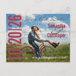 Große Foto-Postkarten Save the Date Ankündigungspostkarte