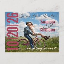 Große Foto-Postkarten Save the Date Ankündigungspostkarte