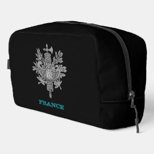 Große französische Tasche, französisches Wappen /F Waschbeutel