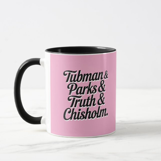 Große Frauen der schwarzen Geschichte—Tubman...Chi Tasse (Links)