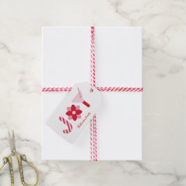 Große Freude Rote und Rosa Geschenkkarte Geschenkanhänger