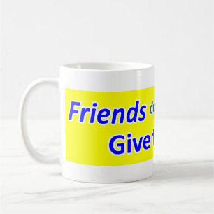 Große Freund-Tasse Kaffeetasse
