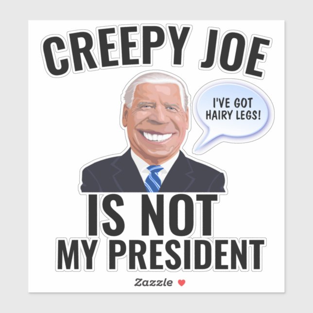 GROSSE FUNNY CREEPY JOE BIDEN DECALS AUFKLEBER (Blatt)