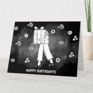 GROSSE GEBURTSTAGS-GESCHENK-KARTE KARTE