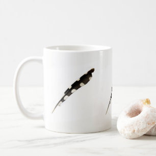 Große Gepunktete Woodpecker Feather Tasse