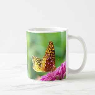Große geschwungene Schmetterlinge Kaffeetasse