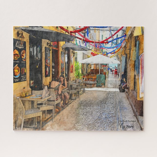 Große Gespräche in Nazare, Portugal (Horizontal)