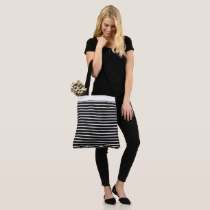 Große gestreifte Taschen-Tasche Tasche