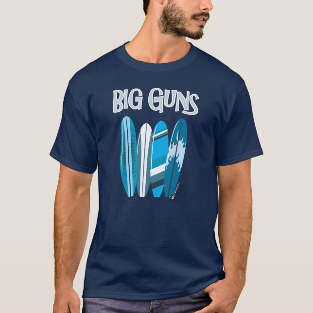 GROSSE GEWEHRE, DIE T - SHIRT SURFEN (Vorderseite)