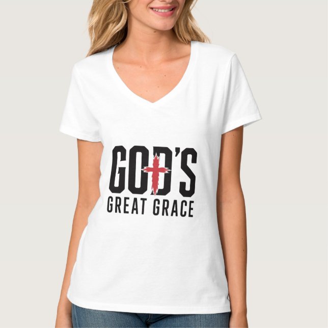 Große Gnade Gottes T-Shirt (Vorderseite)