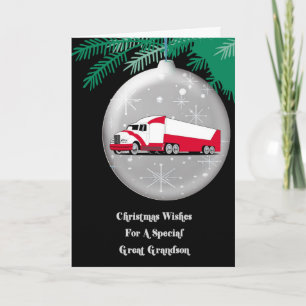 Große Grandson Weihnachtswünsche Feiertagskarte