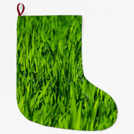 Große Grasblätter Großer Weihnachtsstrumpf