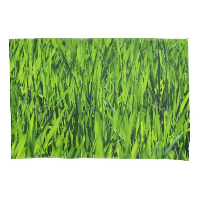 Große Grasblätter Kissenbezug (Vorderseite)