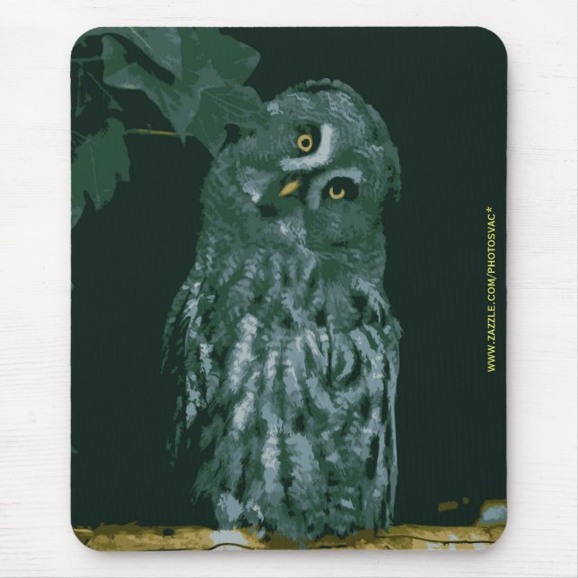Große Grauschale Mousepad (Vorne)