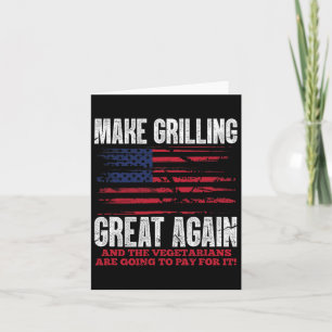 Große Grillen wieder lustige Trump-Grillen Pit Mas Karte