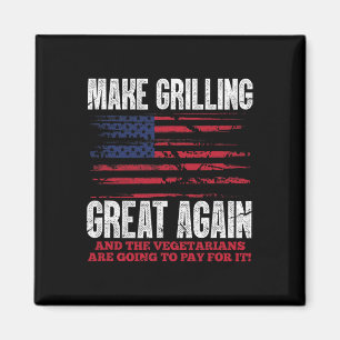 Große Grillen wieder lustige Trump-Grillen Pit Mas Magnet