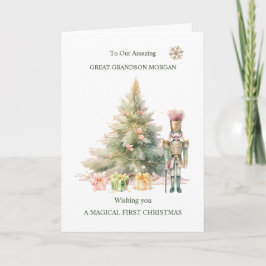 Große Große Große Weihnachtsnachtsnachtskarte Karte