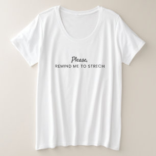 GROßE GRÖßE T-Shirt