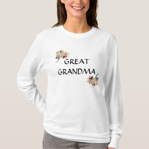 Große Großmutter-Damen-Spitze T-Shirt