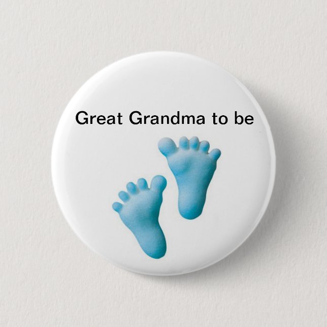 Große Großmutter zum zu sein Button (Vorderseite)
