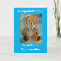 Große Großmutterkarte