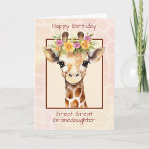 Große Großtochter Geburtstag Sweet Safari Karte