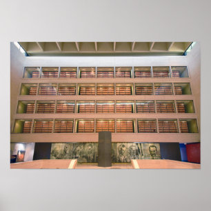 Große Halle, Lyndon B. Johnson Bibliothek und Muse Poster
