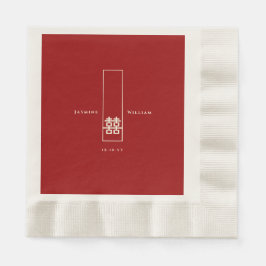 Große Hochzeit in Rectangle Serviette
